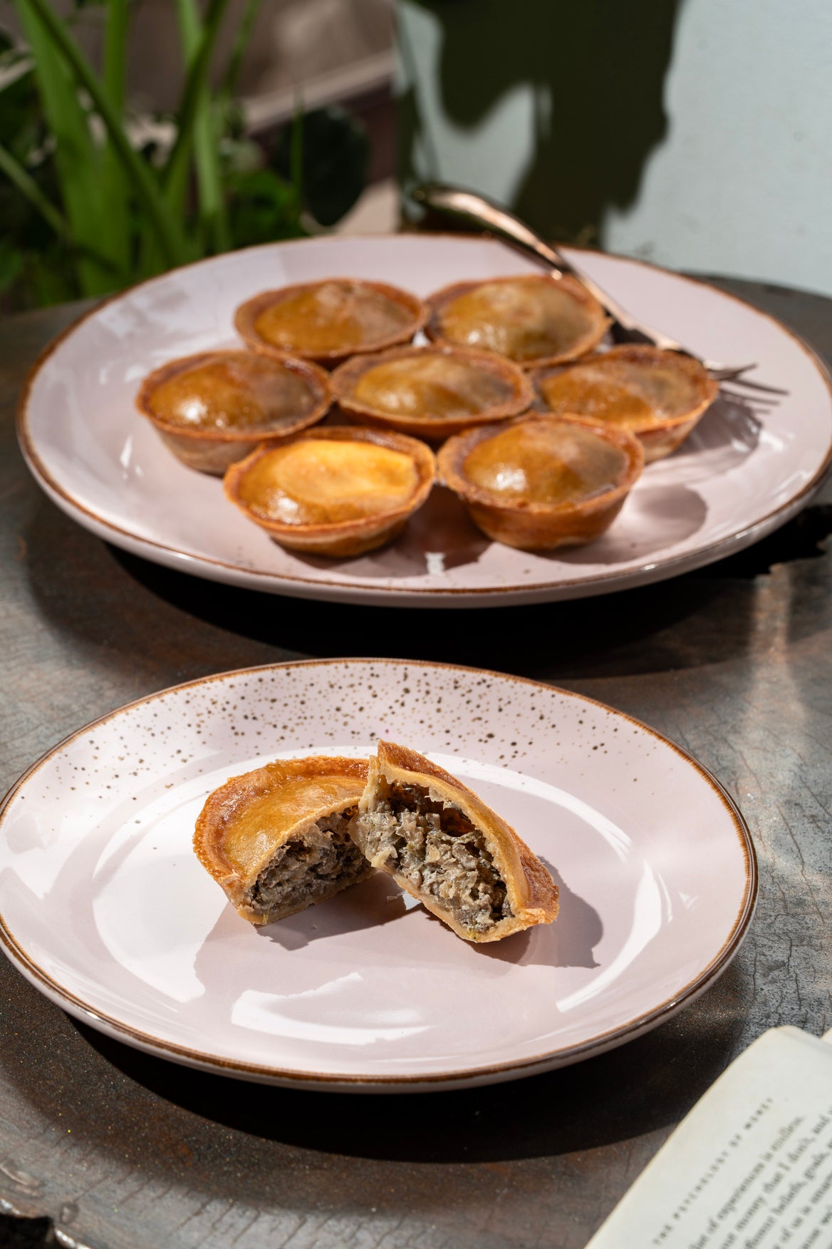 Cogumelo e Queijo (Mushroom in Cheese Sauce Pie)